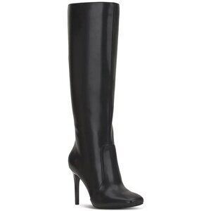 INC International Concepts Womens Size 5M Videl Knee High Dress Boots Black $129